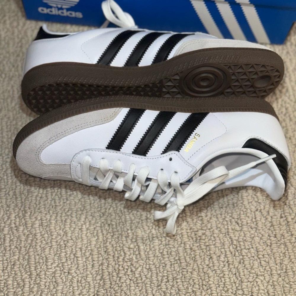 Adidas White and Black Sneakers